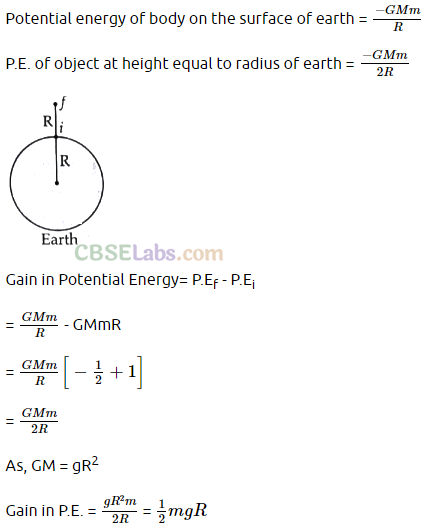 NCERT Exemplar Class 11 Physics Chapter 7 Gravitation Img 36
