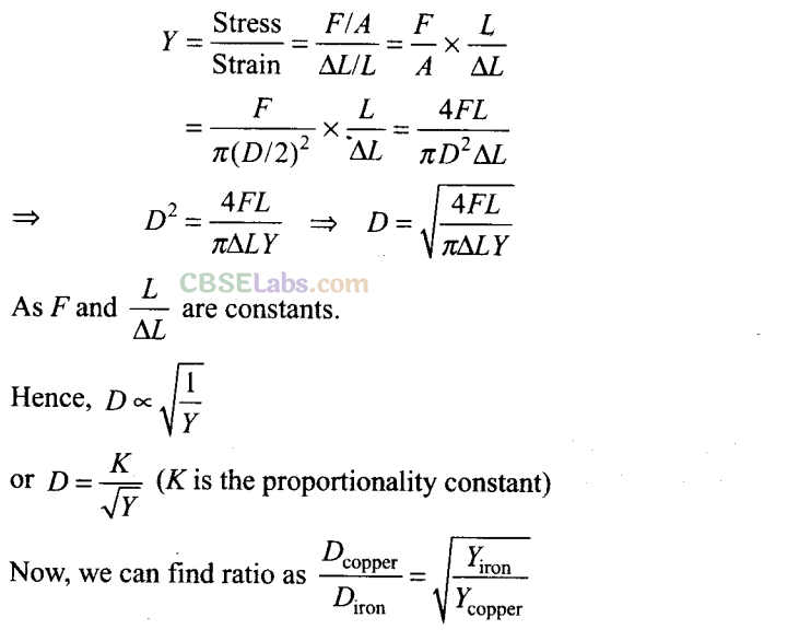 NCERT Exemplar Class 11 Physics Chapter 8 Mechanical Properties of Solids Img 5