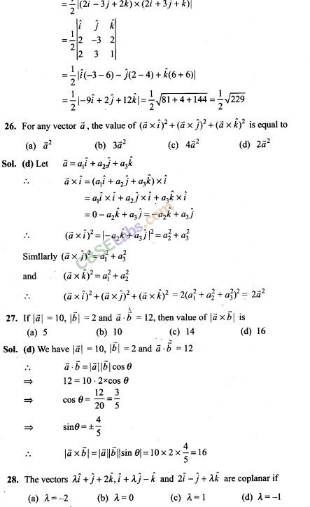 NCERT Exemplar Class 12 Maths Chapter 10 Vector Algebra Img 18