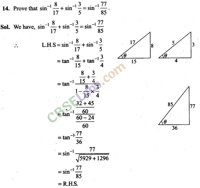 NCERT Exemplar Class 12 Maths Chapter 2 Inverse Trigonometric Functions Img 13
