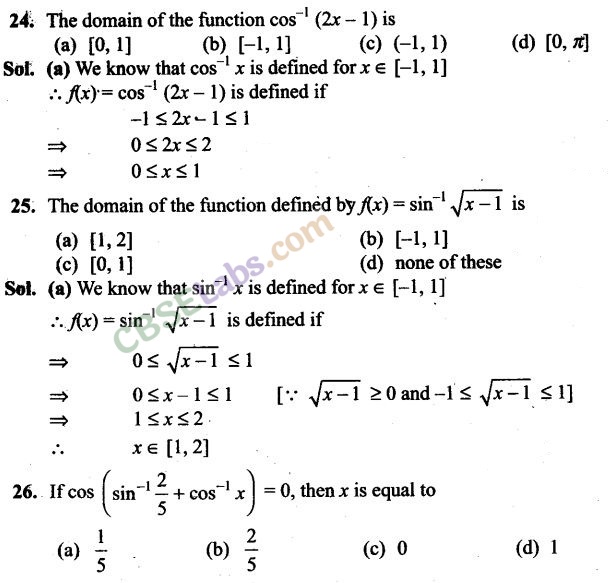 NCERT Exemplar Class 12 Maths Chapter 2 Inverse Trigonometric Functions Img 22