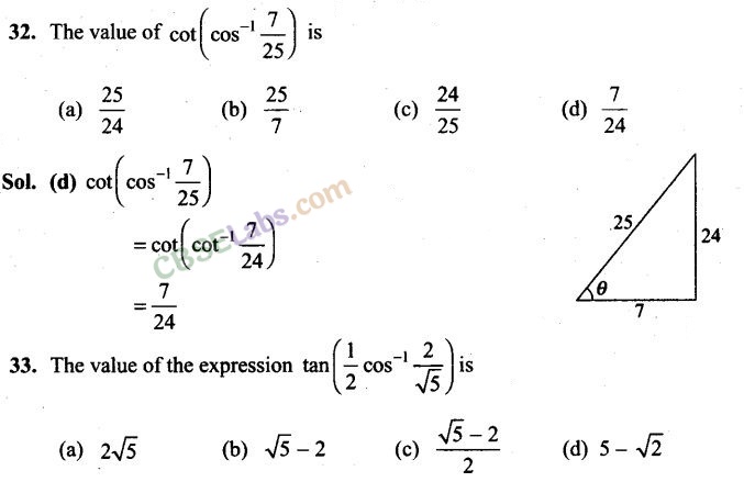 NCERT Exemplar Class 12 Maths Chapter 2 Inverse Trigonometric Functions Img 27