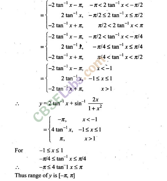 NCERT Exemplar Class 12 Maths Chapter 2 Inverse Trigonometric Functions Img 35
