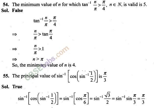 NCERT Exemplar Class 12 Maths Chapter 2 Inverse Trigonometric Functions Img 42