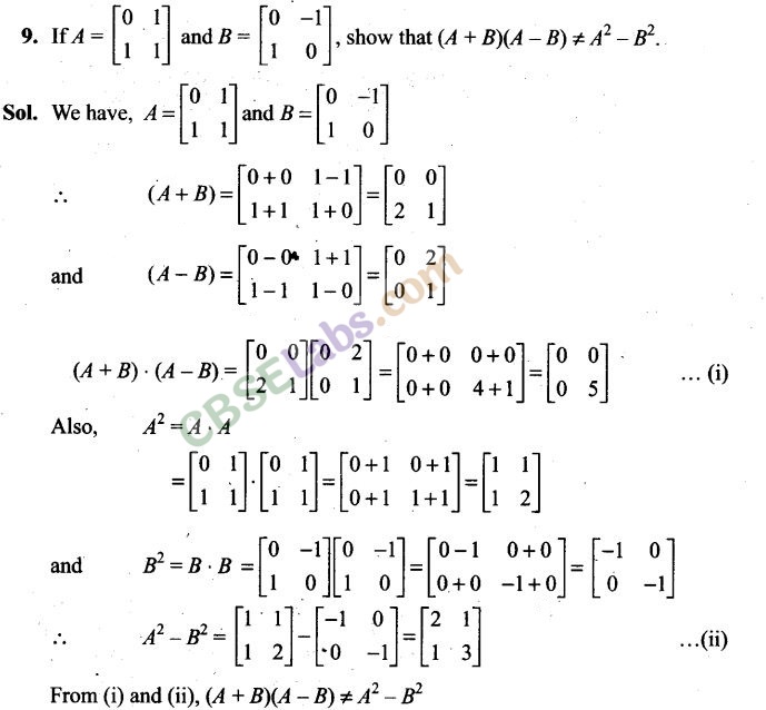 NCERT Exemplar Class 12 Maths Chapter 3 Matrices Img 7