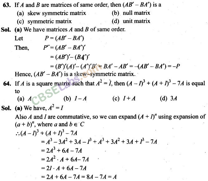NCERT Exemplar Class 12 Maths Chapter 3 Matrices Img 71