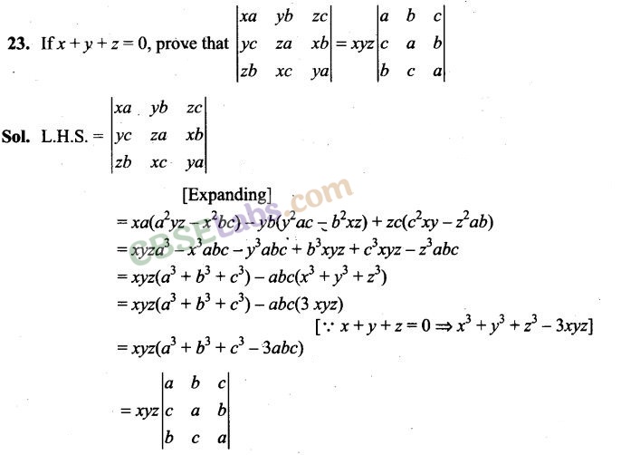 NCERT Exemplar Class 12 Maths Chapter 4 Determinants Img 28