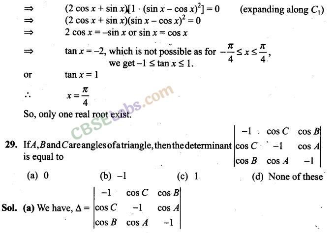 NCERT Exemplar Class 12 Maths Chapter 4 Determinants Img 33
