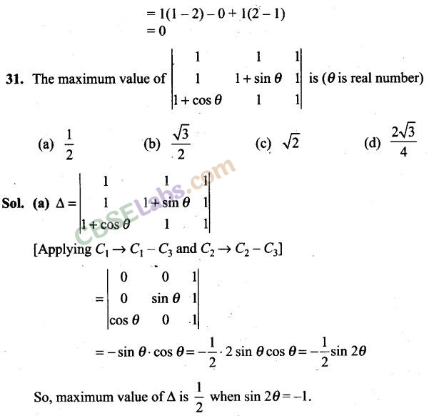 NCERT Exemplar Class 12 Maths Chapter 4 Determinants Img 37
