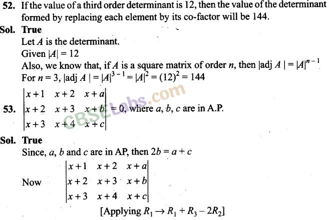 NCERT Exemplar Class 12 Maths Chapter 4 Determinants Img 51