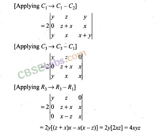NCERT Exemplar Class 12 Maths Chapter 4 Determinants Img 9