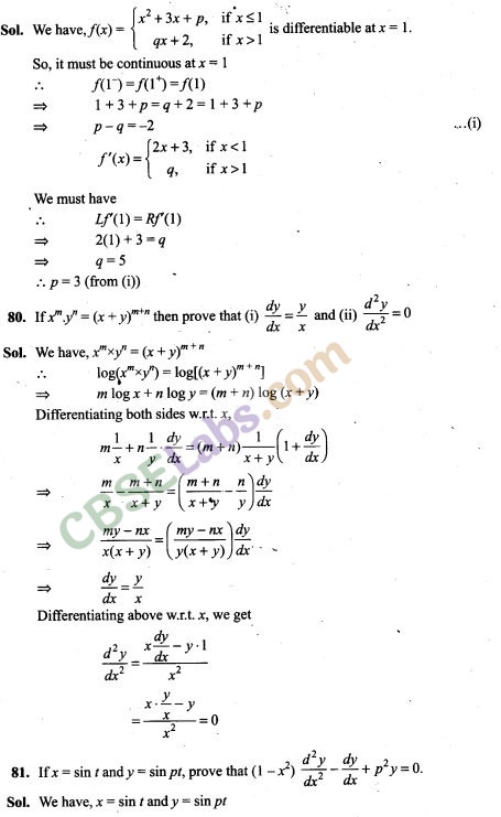 NCERT Exemplar Class 12 Maths Chapter 5 Continuity and Differentiability Img 36