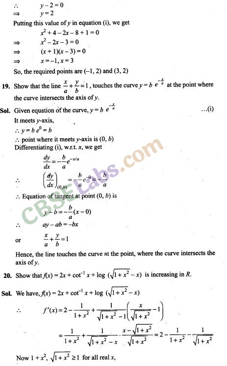 NCERT Exemplar Class 12 Maths Chapter 6 Application of Derivatives Img 10