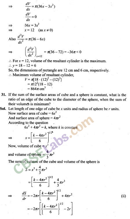 NCERT Exemplar Class 12 Maths Chapter 6 Application of Derivatives Img 17