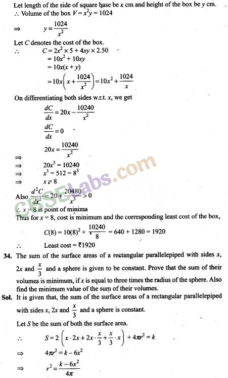 NCERT Exemplar Class 12 Maths Chapter 6 Application of Derivatives Img 19