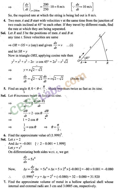 NCERT Exemplar Class 12 Maths Chapter 6 Application of Derivatives Img 3