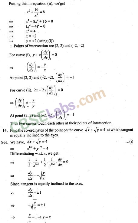 NCERT Exemplar Class 12 Maths Chapter 6 Application of Derivatives Img 7