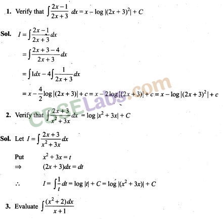 NCERT Exemplar Class 12 Maths Chapter 7 Integrals Img 1