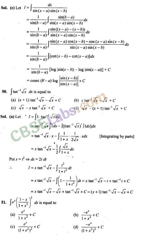 NCERT Exemplar Class 12 Maths Chapter 7 Integrals Img 27