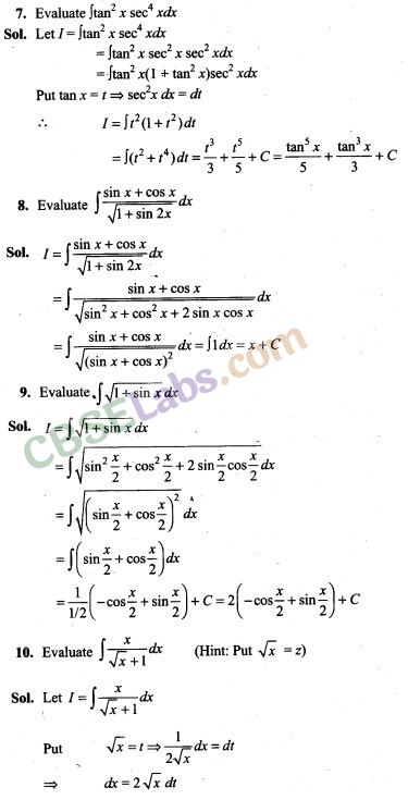 NCERT Exemplar Class 12 Maths Chapter 7 Integrals Img 3