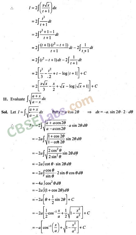 NCERT Exemplar Class 12 Maths Chapter 7 Integrals Img 4