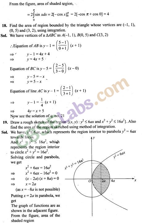 NCERT Exemplar Class 12 Maths Chapter 8 Applications of Integrals Img 19