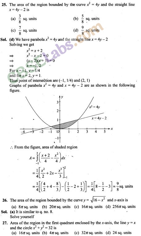 NCERT Exemplar Class 12 Maths Chapter 8 Applications of Integrals Img 25