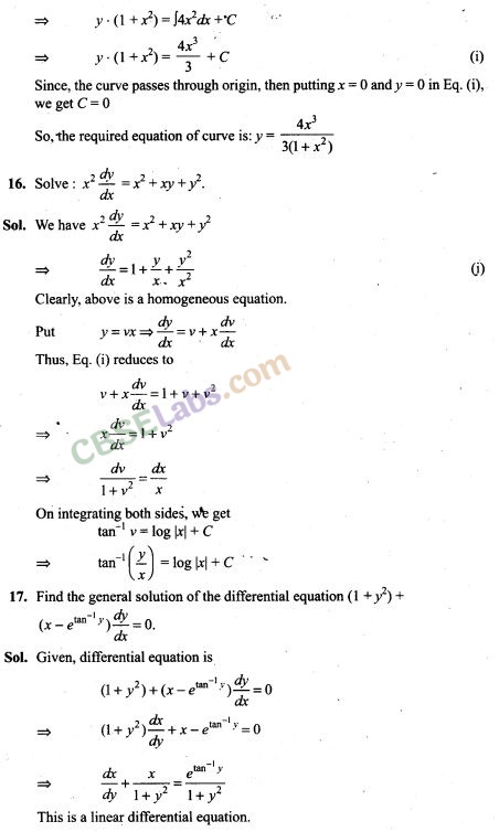NCERT Exemplar Class 12 Maths Chapter 9 Differential Equations Img 12