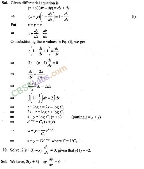 NCERT Exemplar Class 12 Maths Chapter 9 Differential Equations Img 15