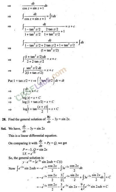 NCERT Exemplar Class 12 Maths Chapter 9 Differential Equations Img 24