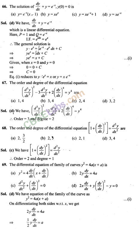 NCERT Exemplar Class 12 Maths Chapter 9 Differential Equations Img 40