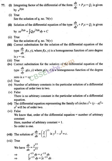 NCERT Exemplar Class 12 Maths Chapter 9 Differential Equations Img 46