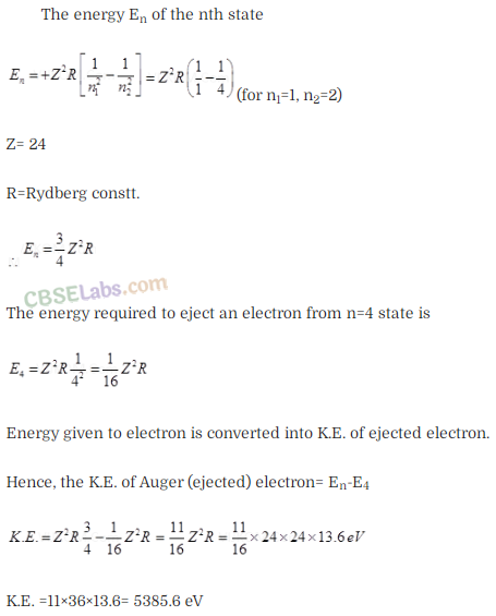 NCERT Exemplar Class 12 Physics Chapter 12 Atoms Img 33