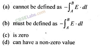 NCERT Exemplar Class 12 Physics Chapter 2 Electrostatic Potential and Capacitance Img 12