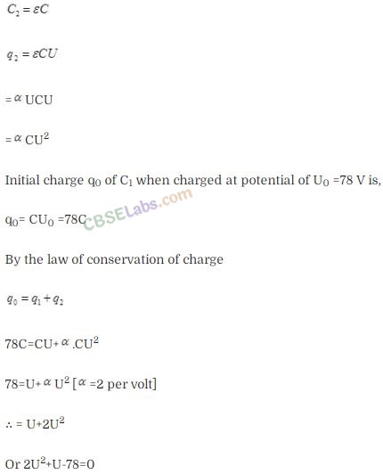 NCERT Exemplar Class 12 Physics Chapter 2 Electrostatic Potential and Capacitance Img 24