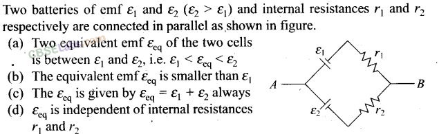 NCERT Exemplar Class 12 Physics Chapter 3 Current Electricity Img 3