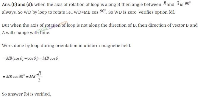 NCERT Exemplar Class 12 Physics Chapter 4 Moving Charges and Magnetism Img 10