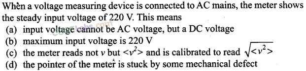 NCERT Exemplar Class 12 Physics Chapter 7 Alternating Current Img 4