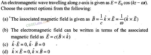 NCERT Exemplar Class 12 Physics Chapter 8 Electromagnetic Waves Img 18