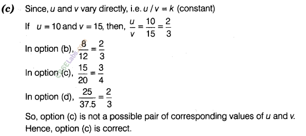 NCERT Exemplar Class 8 Maths Chapter 10 Direct and Inverse Proportion img-1