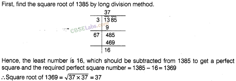 NCERT Exemplar Class 8 Maths Chapter 3 Square-Square Root and Cube-Cube Root img-72