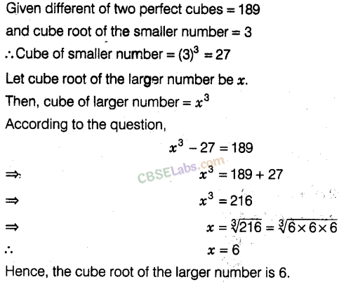 NCERT Exemplar Class 8 Maths Chapter 3 Square-Square Root and Cube-Cube Root img-89