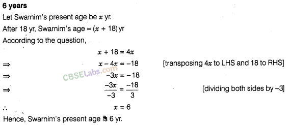 NCERT Exemplar Class 8 Maths Chapter 4 Linear Equations in One Variable img-20