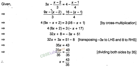 NCERT Exemplar Class 8 Maths Chapter 4 Linear Equations in One Variable img-49