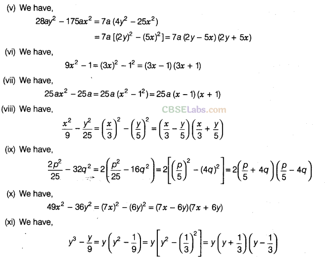 NCERT Exemplar Class 8 Maths Chapter 7 Algebraic Expressions, Identities and Factorisation img-137