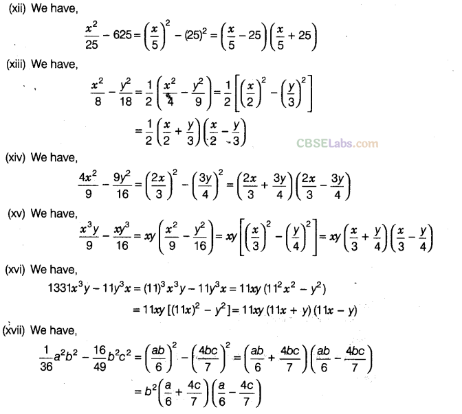 NCERT Exemplar Class 8 Maths Chapter 7 Algebraic Expressions, Identities and Factorisation img-138