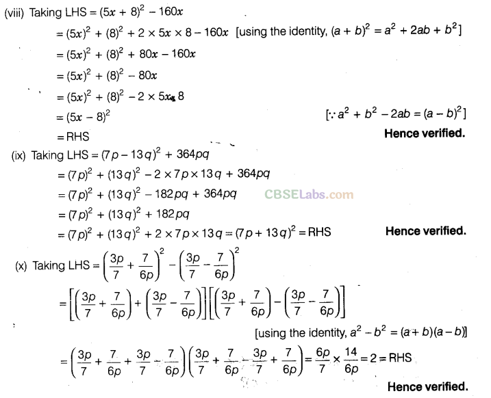 NCERT Exemplar Class 8 Maths Chapter 7 Algebraic Expressions, Identities and Factorisation img-175
