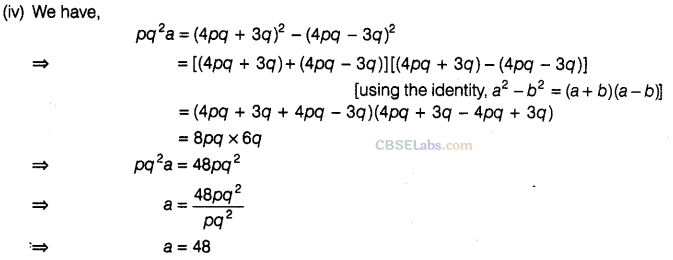 NCERT Exemplar Class 8 Maths Chapter 7 Algebraic Expressions, Identities and Factorisation img-178
