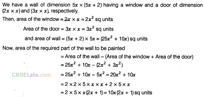 NCERT Exemplar Class 8 Maths Chapter 7 Algebraic Expressions, Identities and Factorisation img-191