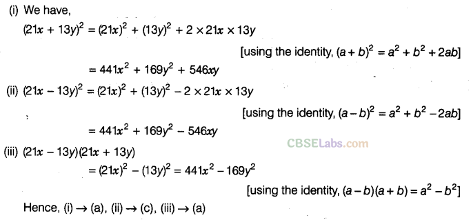 NCERT Exemplar Class 8 Maths Chapter 7 Algebraic Expressions, Identities and Factorisation img-193